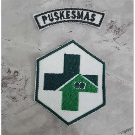 Jual logo puskesmas bordir patch emblem kementrian kesehatan | Shopee ...