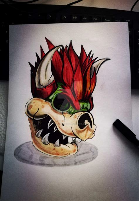 DRAWING: SUPER MARIO - BOWSER [CREEPY] by HariboStixx on DeviantArt