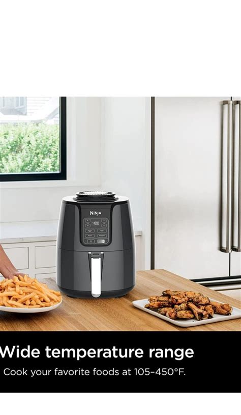 Ninja AF101 Air Fryer that Crisps, Roasts, Reheats, & Dehydrates, for Quick, Easy Meals, 4 Quart ...