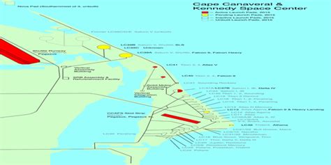 Nasa Cape Canaveral Map