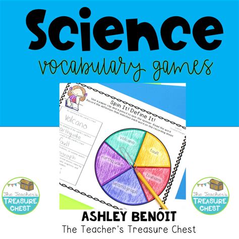 Science Vocabulary Games - Store - The Teacher's Treasure Chest