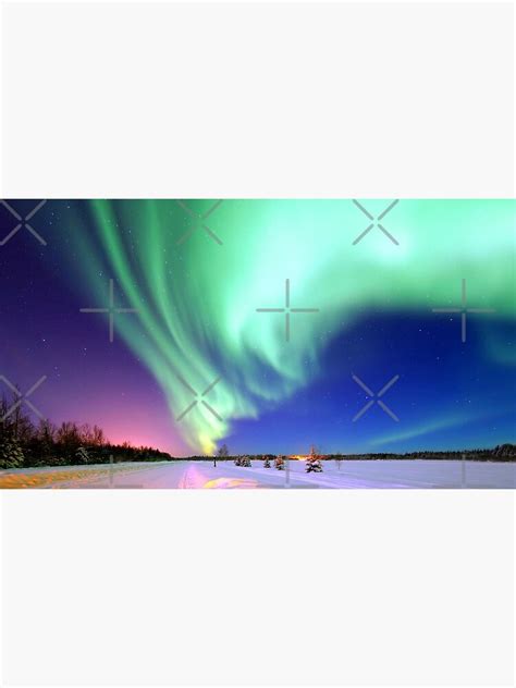 "Northern Lights in Winter- Alaska" Canvas Print for Sale by ...