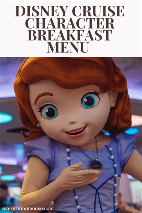 Disney Cruise Character Breakfast - EverythingMouse Guide To Disney