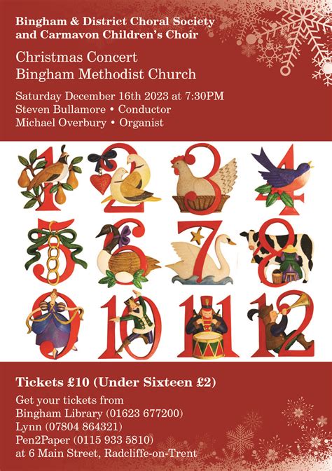 A5 – Christmas Concert 2023 | Bingham & District Choral Society