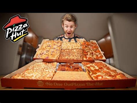 PIZZA HUT'S BIG DINNER BOX CHALLENGE.. DOUBLED! - YouTube