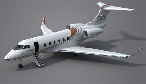 3D bombardier challenger 350 business jet model - TurboSquid 1463548