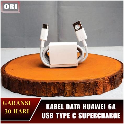 Huawei SUPERCHARGE DATA Cable FAST CHARGING USB TYPE C 6A ORI | Shopee Malaysia