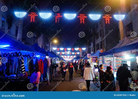 Night Market Stall Editorial Photography - Image: 64281932