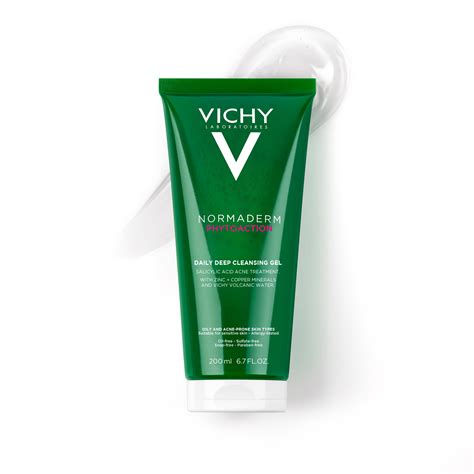 Buy Vichy Normaderm Daily Acne Face Wash, Salicylic Acid Face Cleanser for Oily & Acne Prone ...