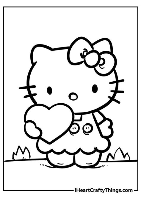 Cute And Sweet Hello Kitty Coloring Pages | Hello kitty colouring pages ...