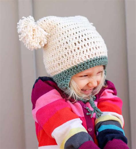 Free Beginner Crochet Beanie Hat Pattern "Pom Pom Party"