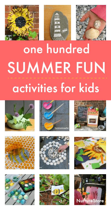 100 fun and easy summer activities for children! - NurtureStore