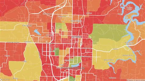 Springdale, AR Violent Crime Rates and Maps | CrimeGrade.org