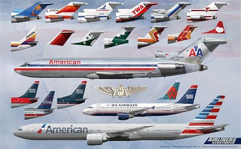 History of American Airlines and US Airways | American airlines, Vintage aircraft, Aircraft art