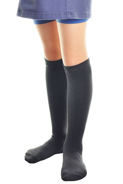 KNEE HI SCHOOL SOCKS BLACK