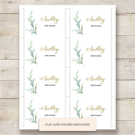 Place Cards Free Printable Templates