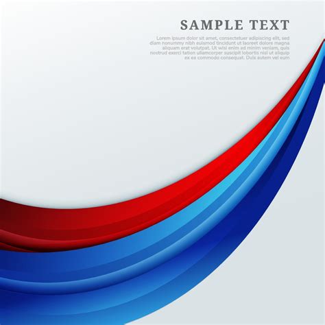 Abstract red and blue curves shape on white background. 1987802 Vector Art at Vecteezy