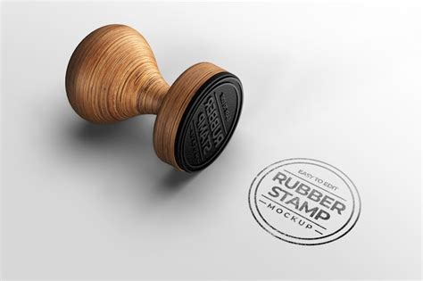 Stempel-logo-modell | Premium-PSD-Datei