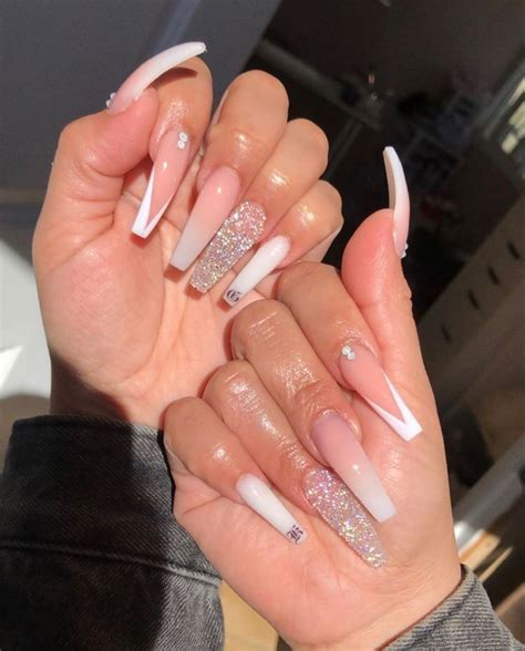 Pin by noni🧸 on spoilt in 2020 | Long acrylic nails coffin, White ...