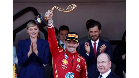 Charles Leclerc Celebrates Dream Monaco Victory