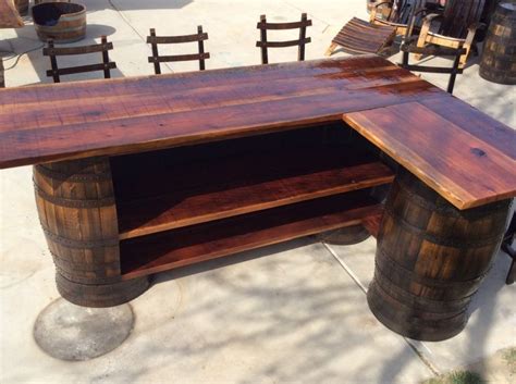 Wyld at Heart Customs - Wine/ Whiskey Bars | Wine barrel furniture ...