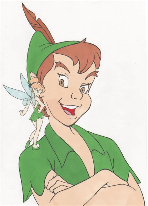 Peter Pan and Tinker Bell by theONLYjaystar on DeviantArt