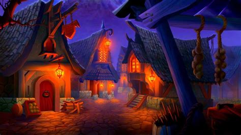 Halloween Town Wallpapers - Wallpaper Cave