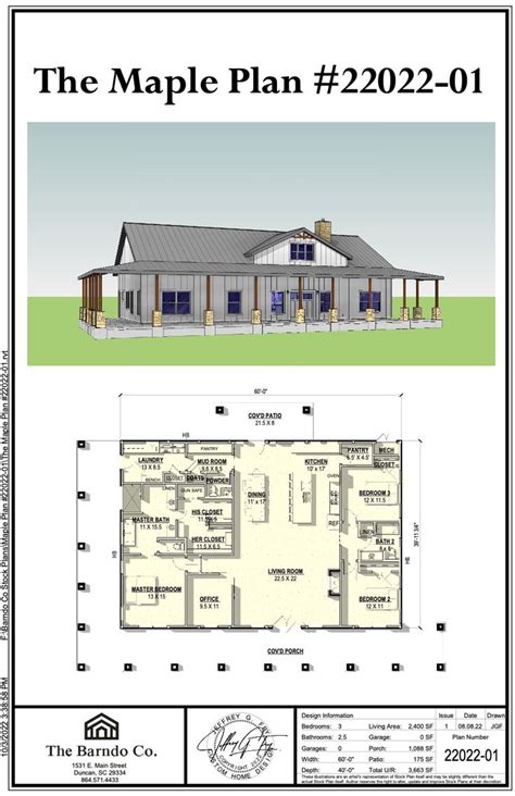 40x60 Barndominium Floor Plans With Shop and Pictures | Barn homes ...