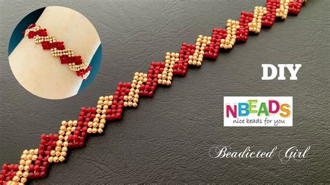 Seed beads bracelet || Nbeads Tutorial || How to make Beaded Bracelet - YouTube