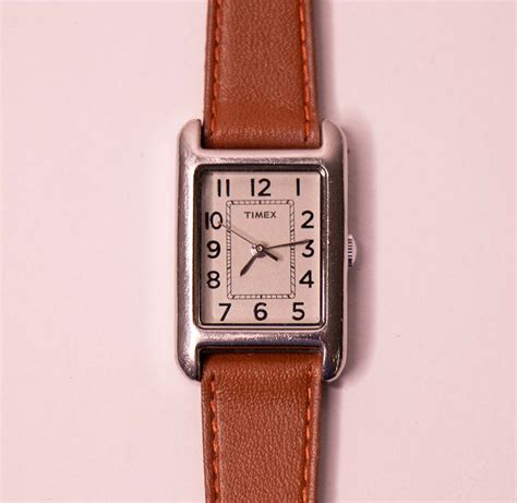 Classic Rectangular Womens Timex Quartz Watch SR 626 SW – Vintage Radar