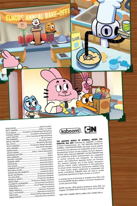 The Amazing World of Gumball OGN Vol. 3: Recipe For Disaster