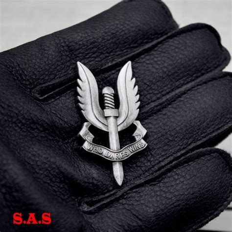 SAS Badge Metal United Kingdom Pin Medal Special Forces UK Military Badges S.A.S Brooch-in Pins ...