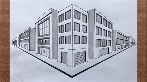 Drawing 2 Point Perspective Buildings