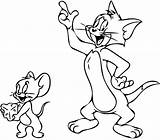 Coloring Pages Tom And Jerry sketch template