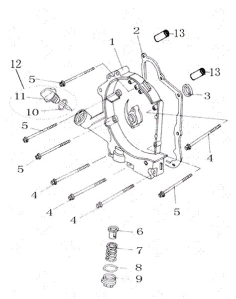 GY6 50cc Engine PARTS Breakdown