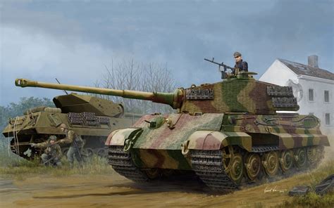 Download Tank Military Tiger II HD Wallpaper
