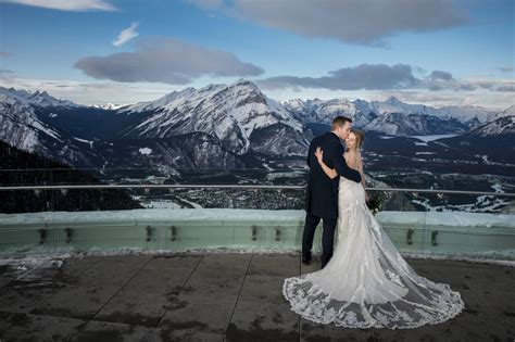 Banff Gondola Sky Bistro Wedding - Banff Wedding and Elopement Photographer | Banff
