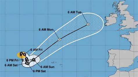 UK weather forecast: Map shows Tropical Storm Wanda barrelling towards ...