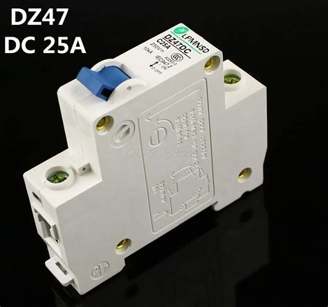 DZ47 DC 1P 25A 250V Solar energy Air breaker DC MCB Electrical swich Antiflame-in Circuit ...