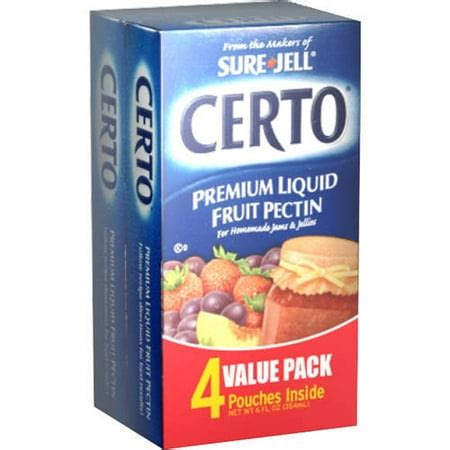 Certo Pectin 4-Pouch Value Pack, 6 fl oz - Walmart.com