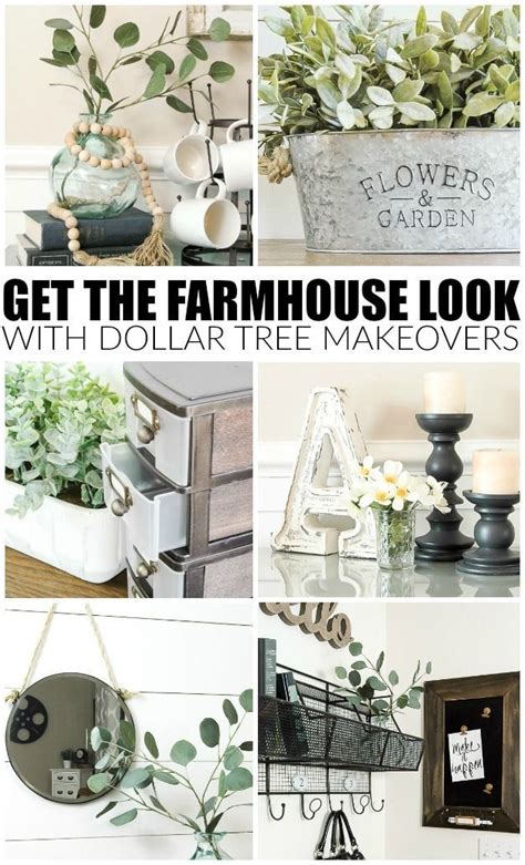 How to Get the Farmhouse Look with Dollar Tree Items | Easy home decor, Diy farmhouse decor ...