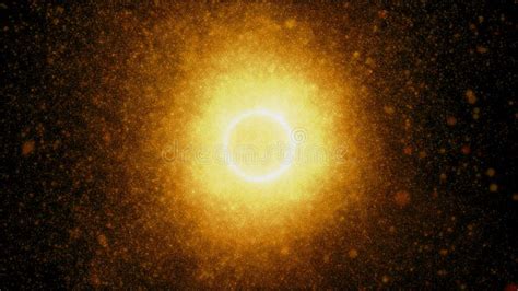 Abstract Particles Sun Solar Flare Particles Stock Illustration - Illustration of gold ...