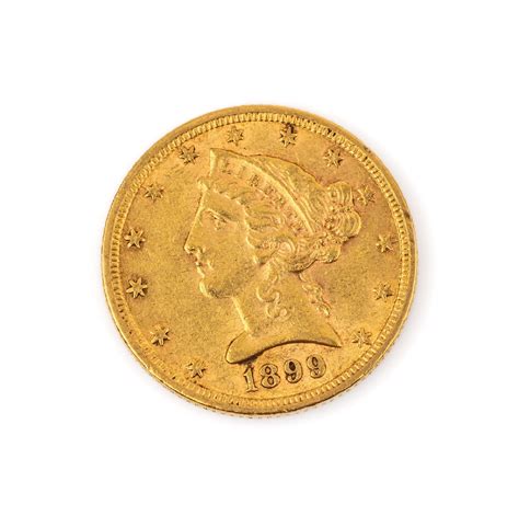 At Auction: Gold coin 5 Dollar