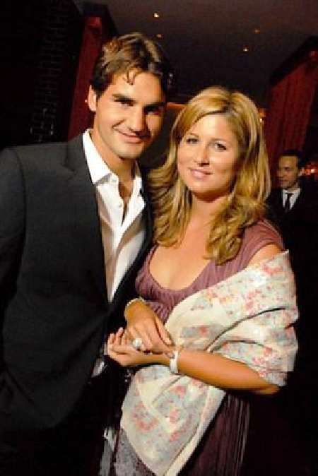 TENNIS: Roger Federer with His Wife Pics