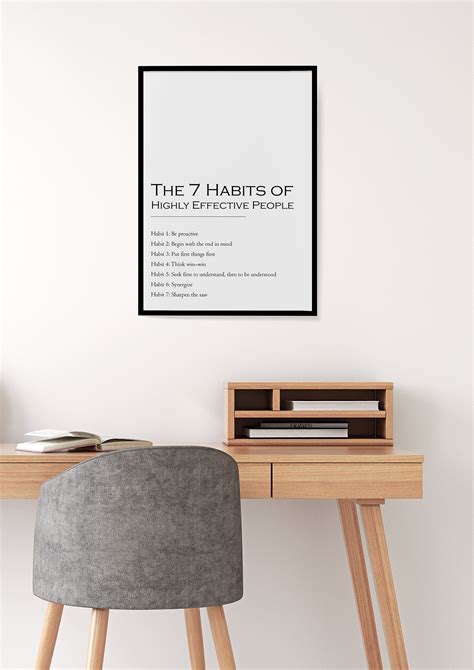 7 Habits of Highly Effective People Book Quote Digital Printable ...