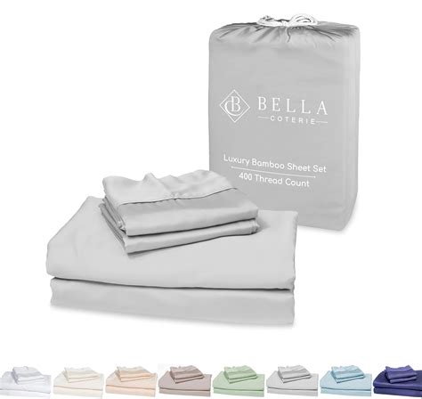 Amazon.com: Split King Sheet Set | 100% Organically Grown Bamboo ...