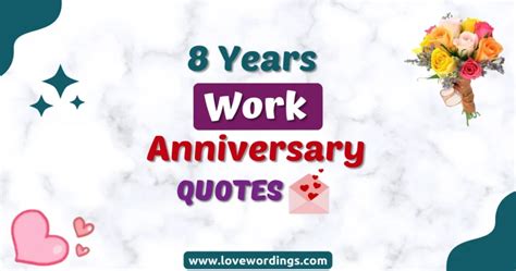 Amazing 8 Year Work Anniversary Quotes & Wishes [2023]