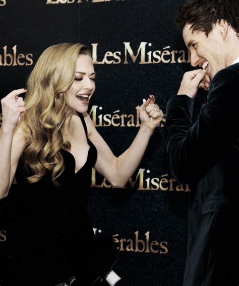 Eddie Redmayne and Amanda | Les miserables, Eddie redmayne, Amanda seyfried