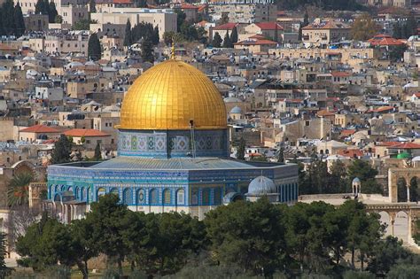 HD wallpaper: israel, dome of the rock, jerusalem, temple mount, golden ...