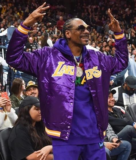 Snoop Dogg Los Angeles Lakers Jacket - Jackets Creator